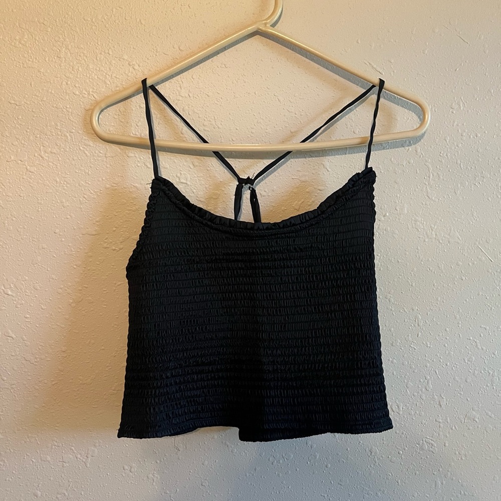 Intimately, free people black cropped top